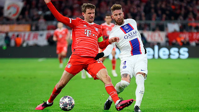 PSG quedó eliminado al perder 2-0 ante Bayern Múnich por la Champions League 
