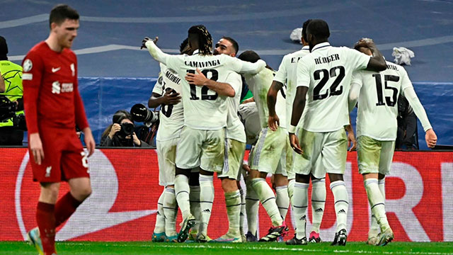 Real Madrid venció 1-0 al Liverpool y avanza a cuartos de la Champions League