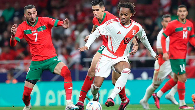 La Selección Peruana empató 0-0 con Marruecos en amistoso internacional 