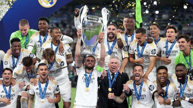 ¡Campeón! Real Madrid venció 2-0 a Borussia Dortmund y consiguió su 15a Champions League