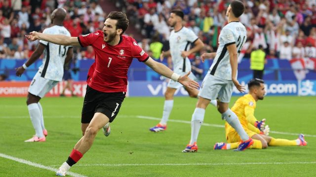 Georgia sorprende y vence por 2-0 a Portugal y se mete a Octavos de la Eurocopa 2024