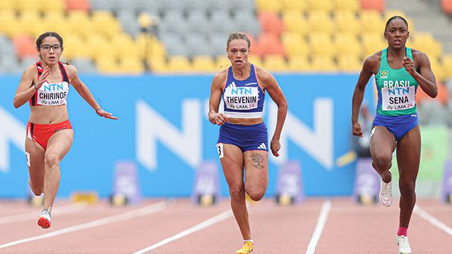 Brasileña Vanessa Sena avanza a semifinales de 100 metros planos