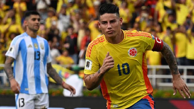 Colombia venció 2-1 a Argentina y mantiene el invicto en las Eliminatorias