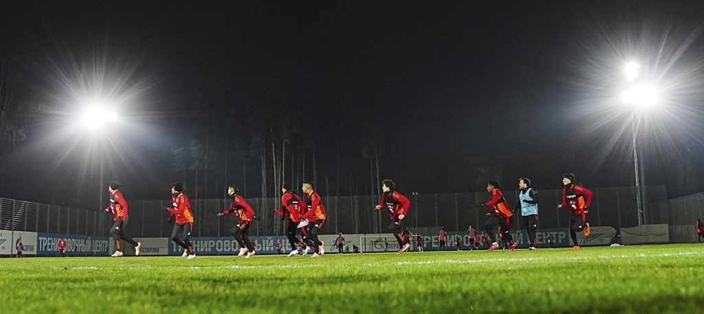 La Bicolor realizó su primera práctica en San Petesburgo