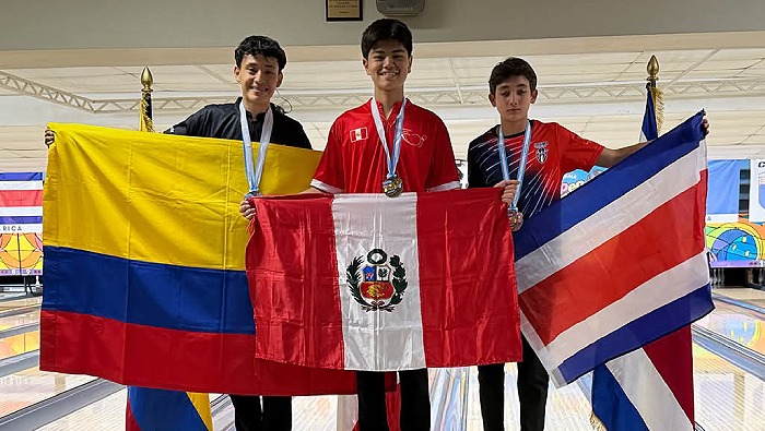 Daiki Kanashiro conquista doble medalla de oro en torneo internacional de bowling
