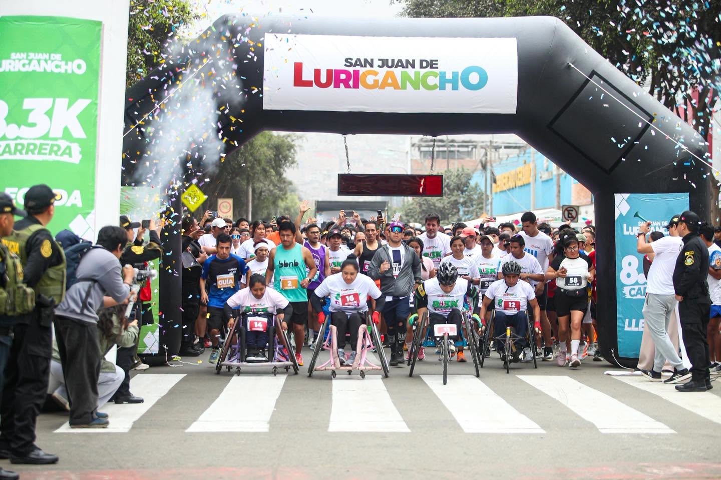 Cerca de 6 mil participantes hicieron vibrar San Juan de Lurigancho en la 8.3K SJL Corre